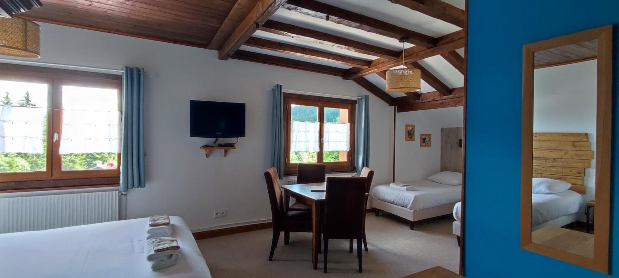 Hotel Le Taconet Le Praz de Lys Zimmer foto