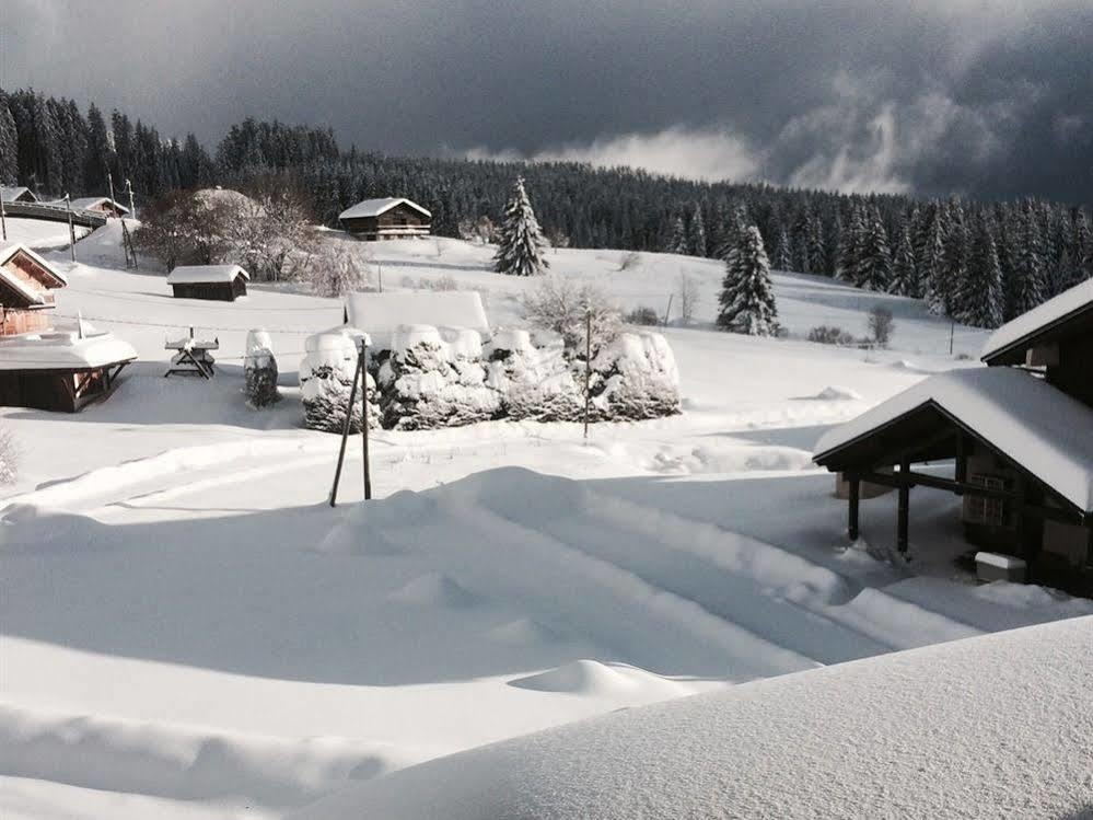 Hotel Le Taconet Le Praz de Lys Exterior foto